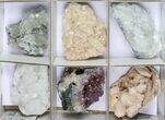 Mixed Indian Mineral & Crystal Flat - Pieces #95608-2